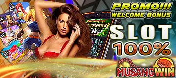Banner bonus slot 100% MUSANGWIN